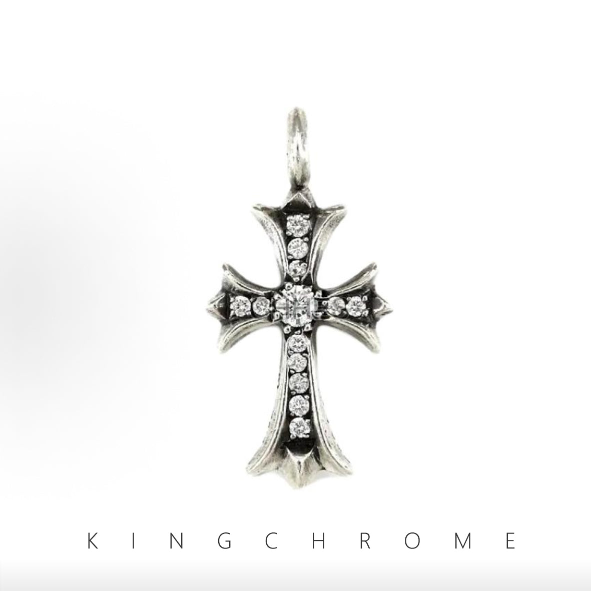 Single-Loop Large Cross Pendant