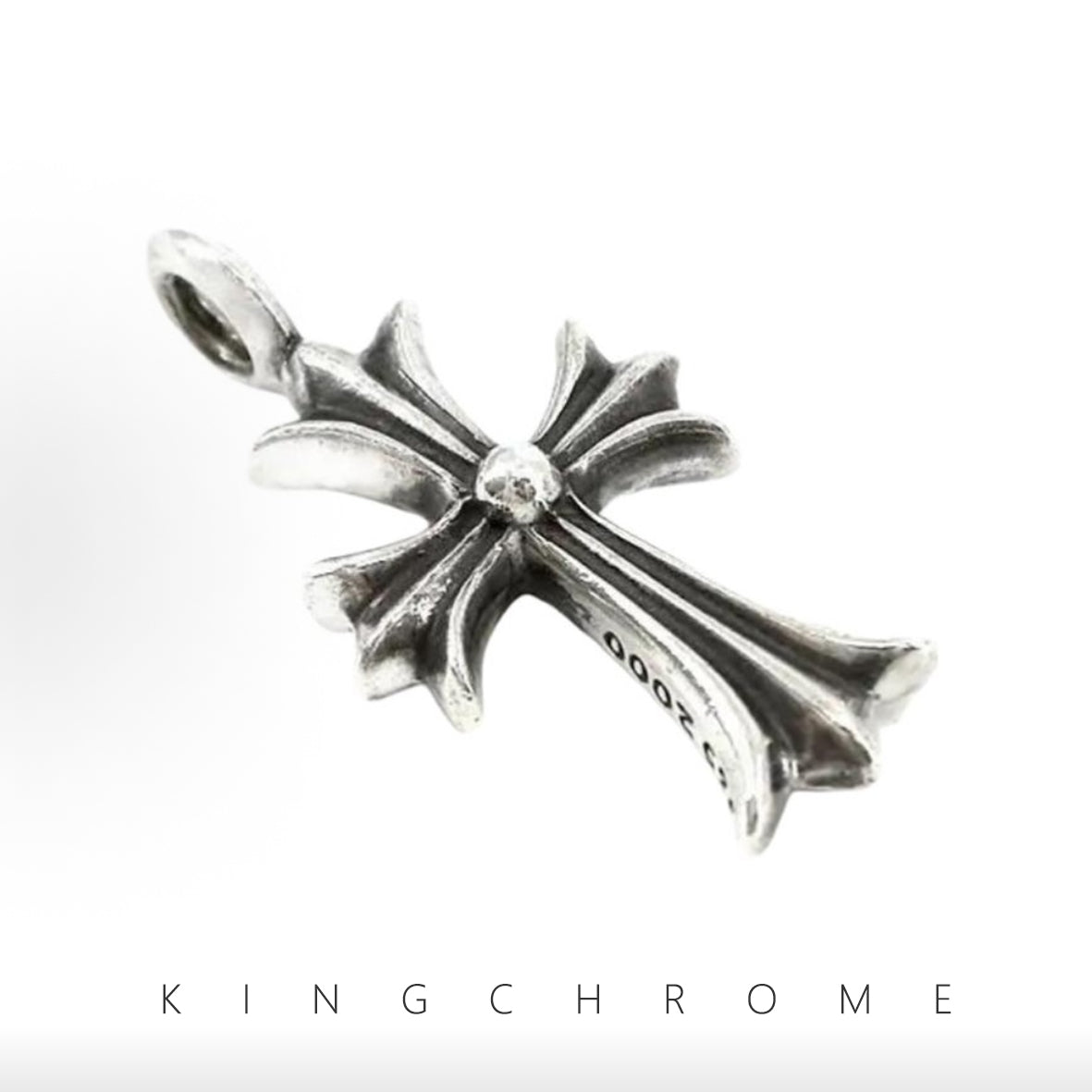 Single-Loop Large Cross Pendant