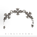 Cross flower bracelet