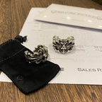 Open Iris Flower Ring