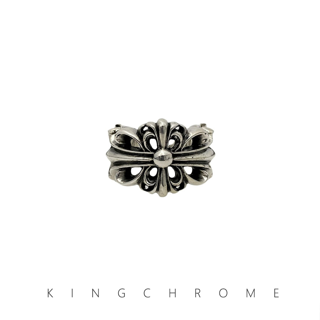 Open Iris Flower Ring