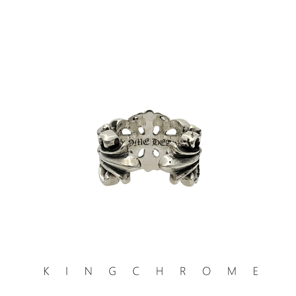 Open Iris Flower Ring