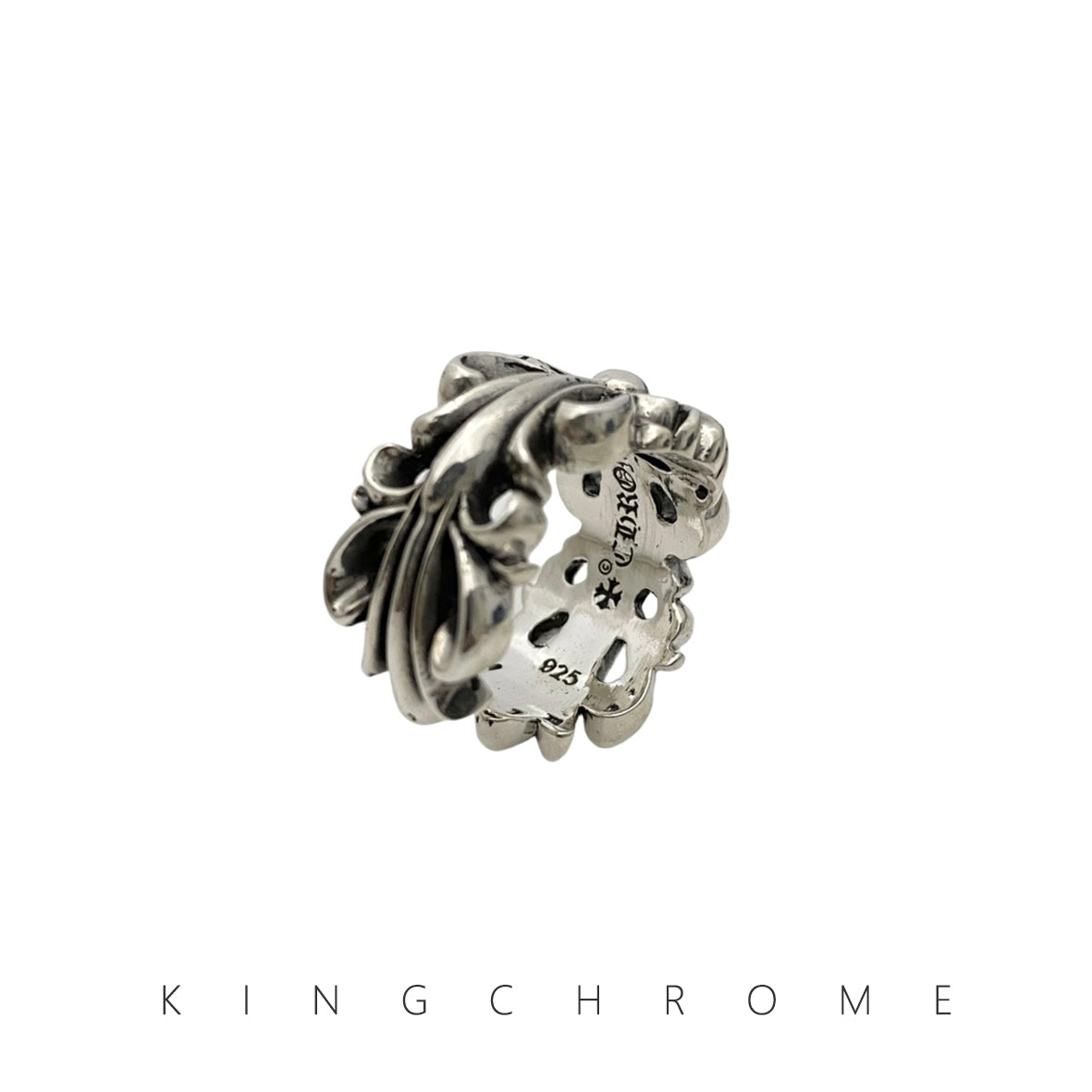 Open Iris Flower Ring