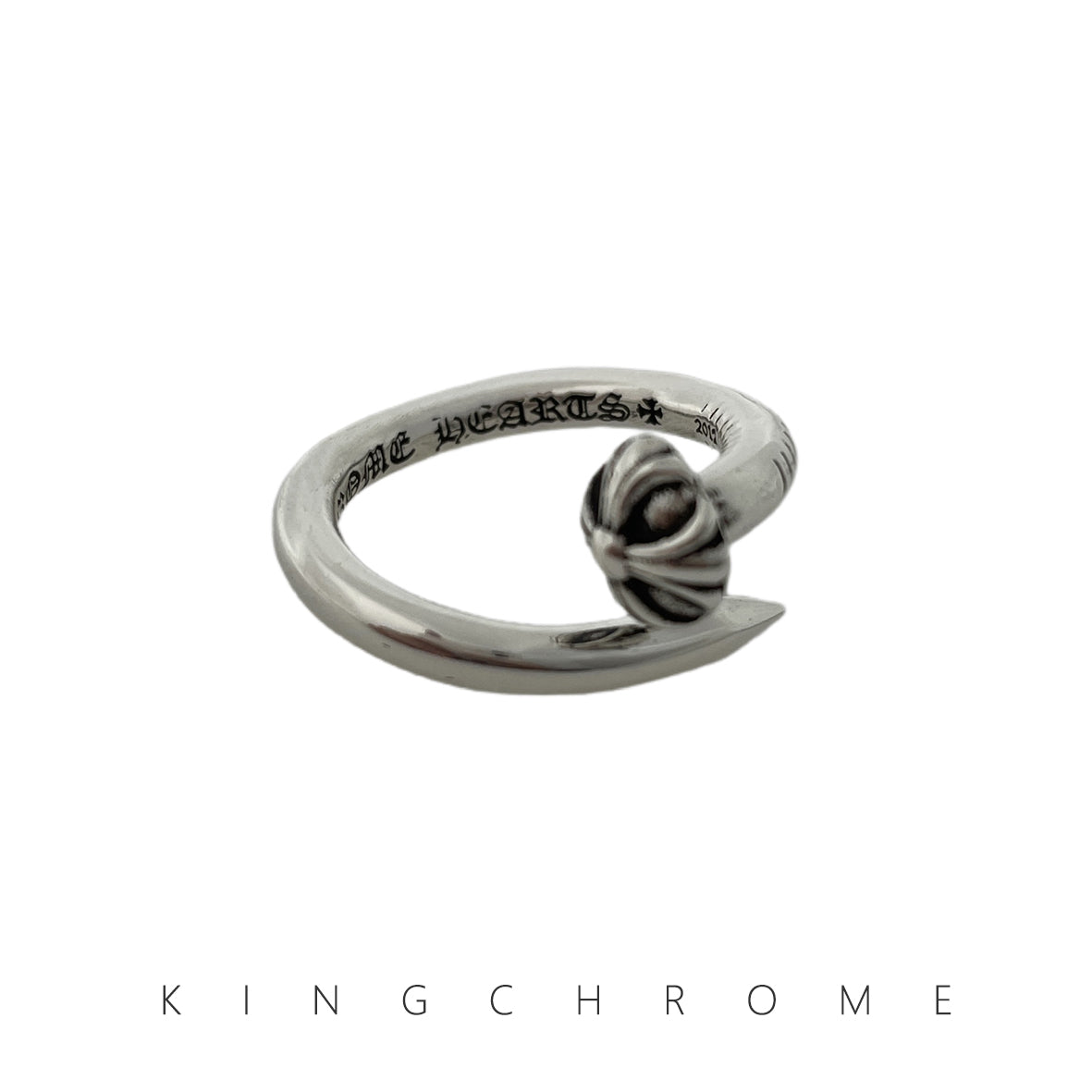 Convex nail ring