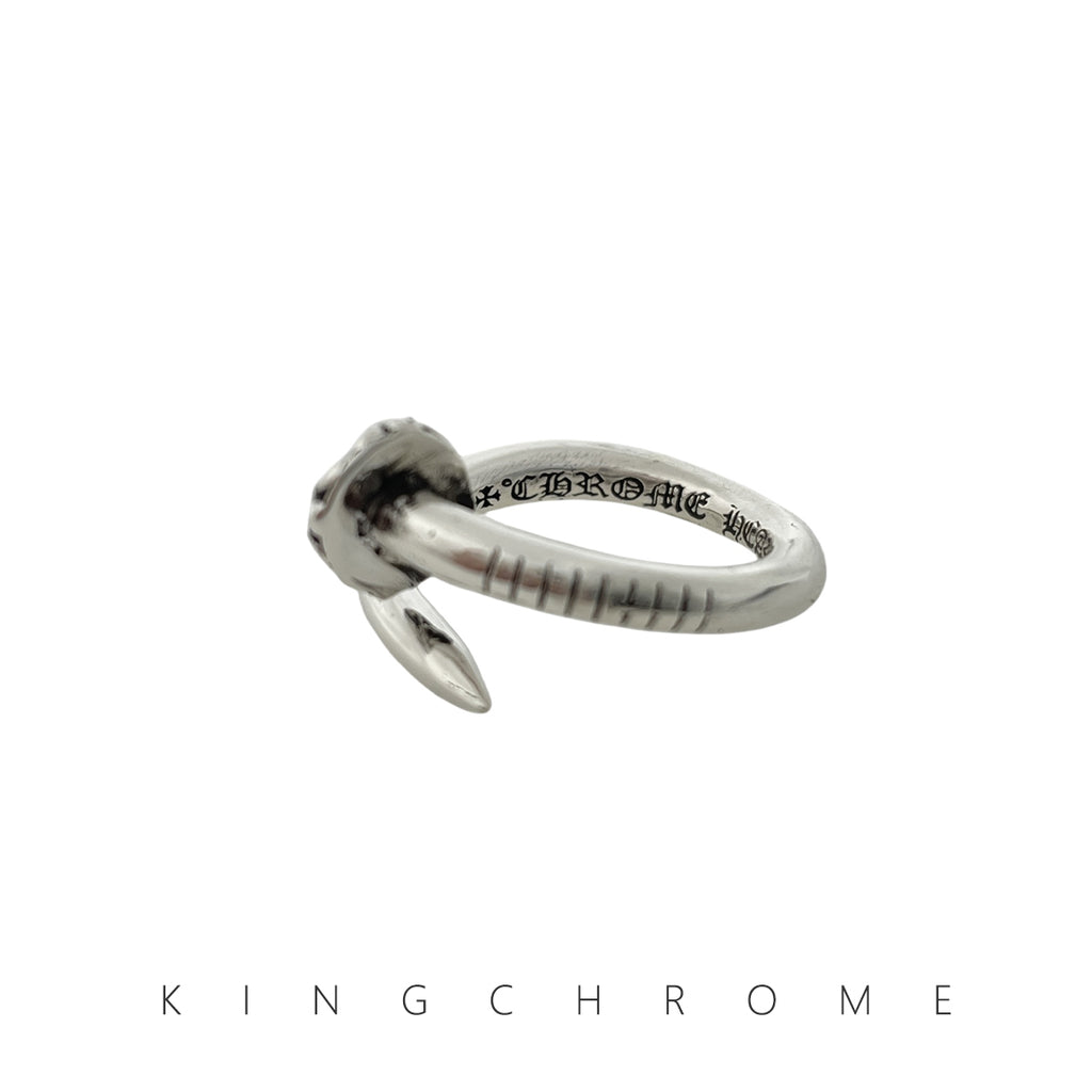 Convex nail ring