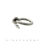 Convex nail ring