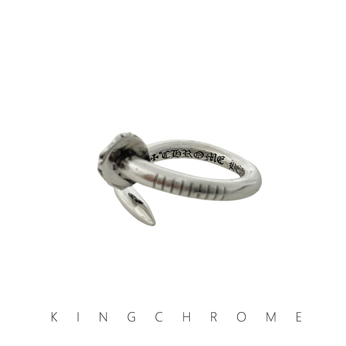 Convex nail ring