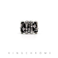 Square Tombstone Cross Ring