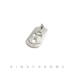 Openwork Sword Military Tag