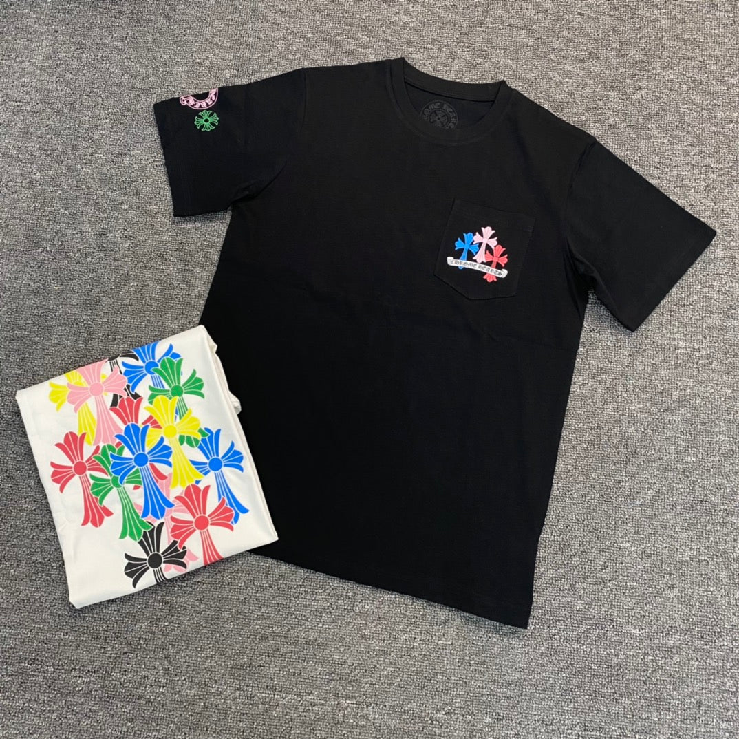 Colorful Cross Short-Sleeve Shirt