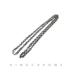 Vintage Silver Letter Necklace