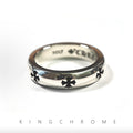 Aperture Concave Cross-Flower Ring