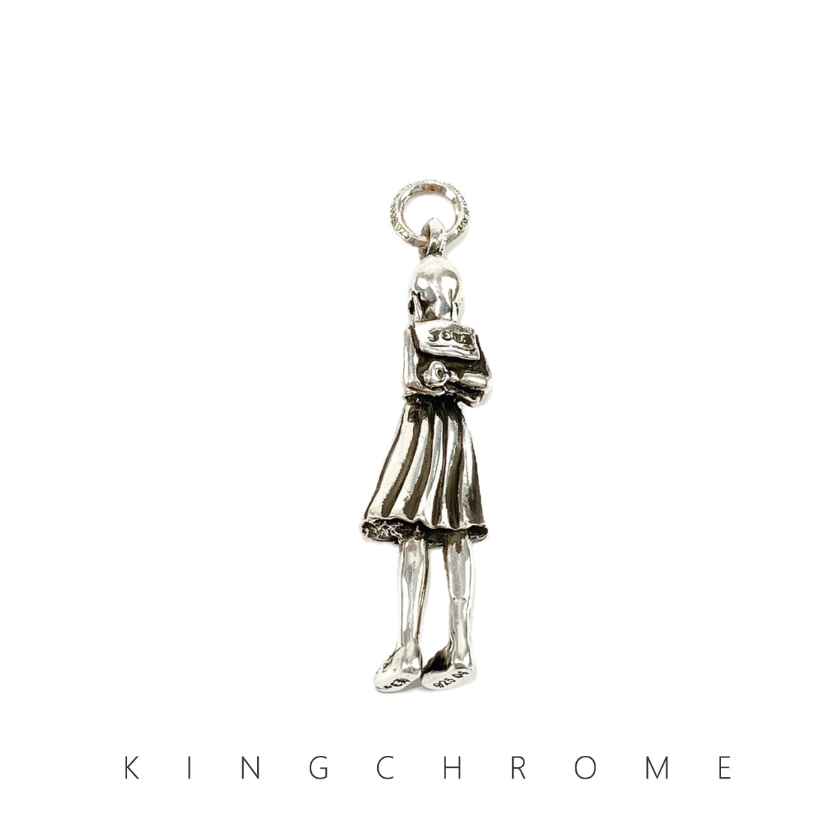 Foti Family "Skippy" Skull Girl Pendant