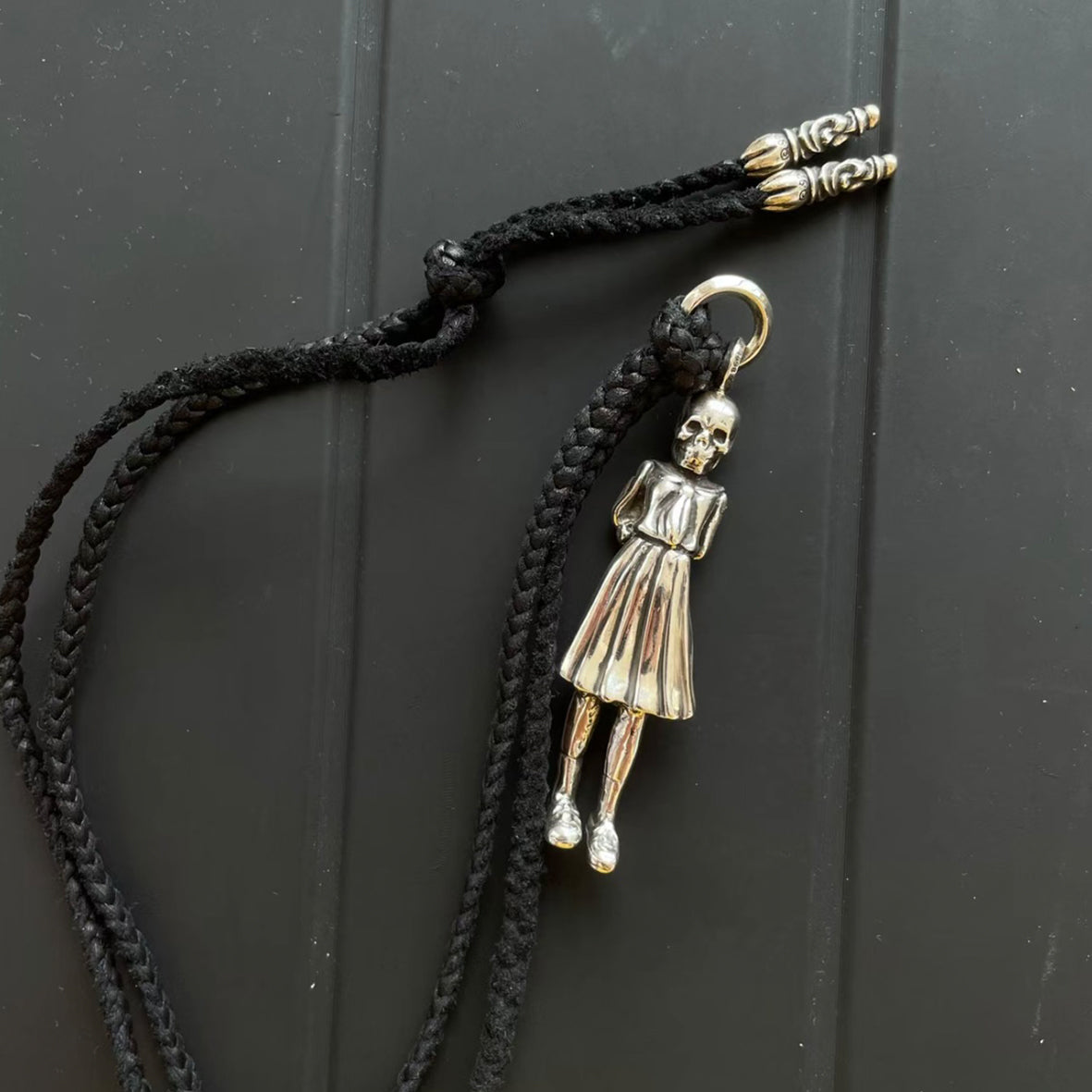 Foti Family "Skippy" Skull Girl Pendant