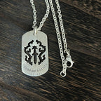 Kingchrome Military Tag Pendant