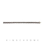 Cross-shaped flower insert bracelet