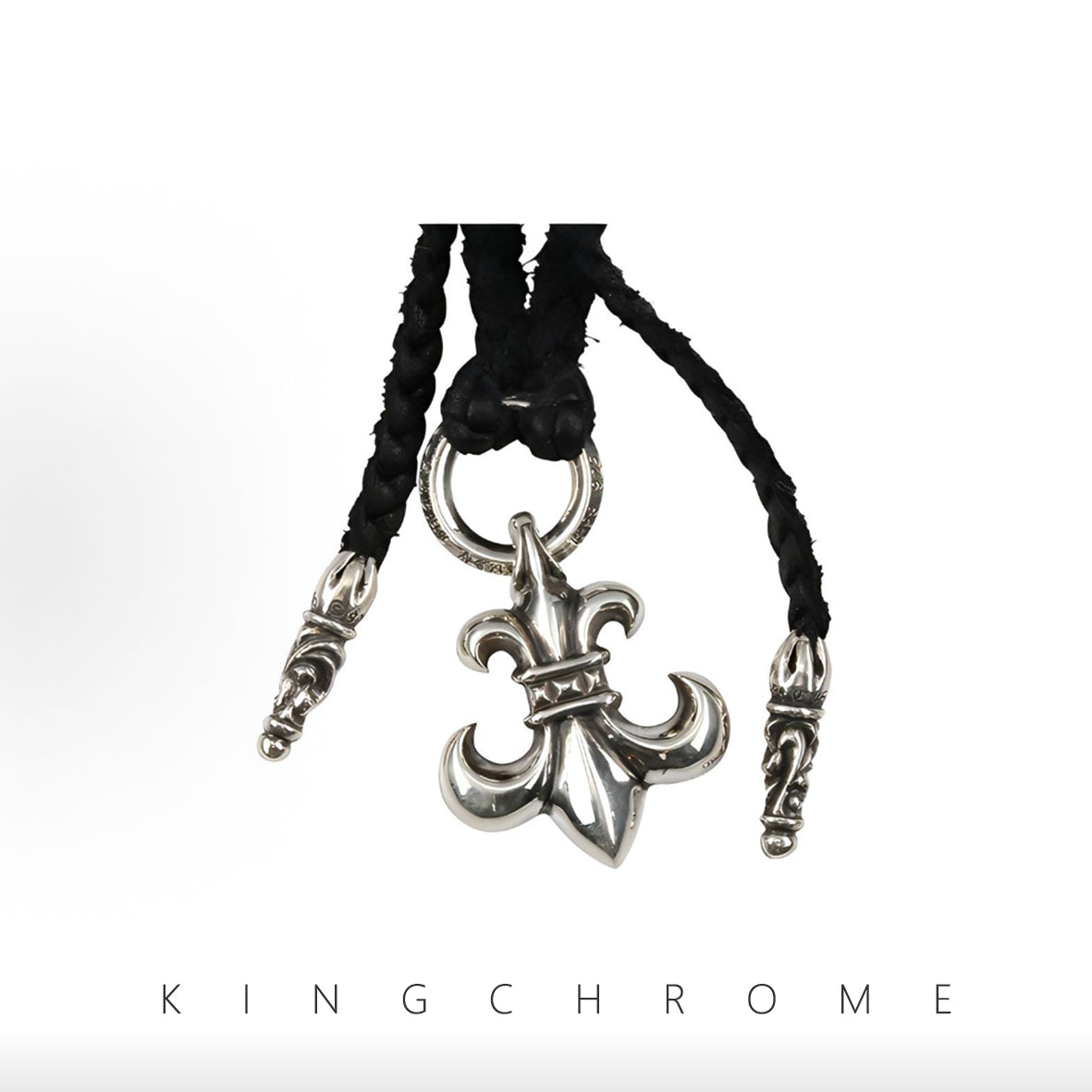 Small Gothic Fleur-de-Lis Pendant