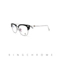 Cross and Floral Square Glasses