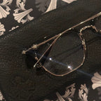 Cross and Floral Square Glasses